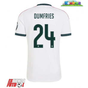 Real Madrid Denzel Dumfries #24 Primera Equipación 2026-27 Manga Corta